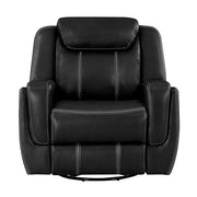 8516BK-1 Swivel Glider Reclining Chair - 8516BK-1