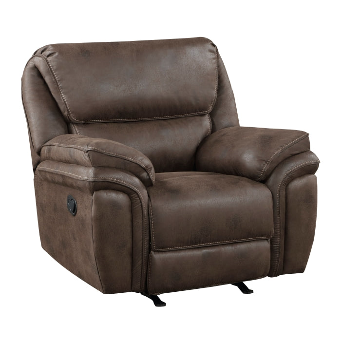 8517BRW-1 Rocker Reclining Chair - 8517BRW-1