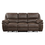 8517BRW*2PW 2pc Set: Sofa, Love (Power) - 8517BRW*2PW