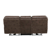 8517BRW-3PW Power Double Reclining Sofa - 8517BRW-3PW