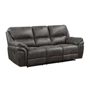 8517GRY*2 2pc Set: Sofa, Love - 8517GRY*2