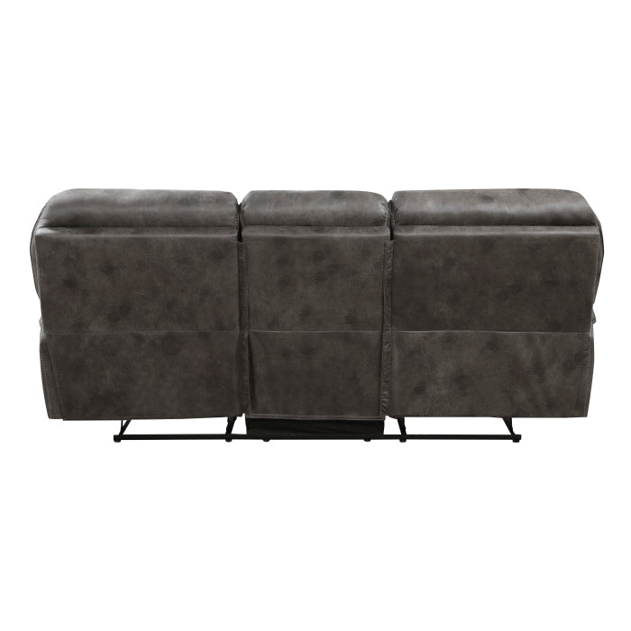 8517GRY*2 2pc Set: Sofa, Love - 8517GRY*2