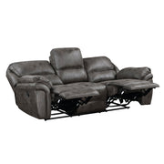 8517GRY*2 2pc Set: Sofa, Love - 8517GRY*2