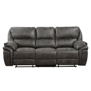 8517GRY-3 Double Reclining Sofa - 8517GRY-3