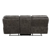 8517GRY-3 Double Reclining Sofa - 8517GRY-3