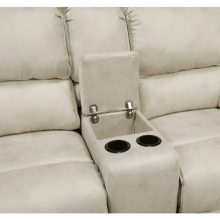 8517PWT-2 Double Reclining Love Seat with Center Console - 8517PWT-2