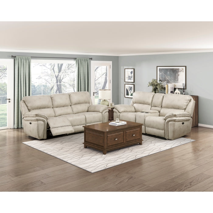 8517PWT-3PW Power Double Reclining Sofa - 8517PWT-3PW