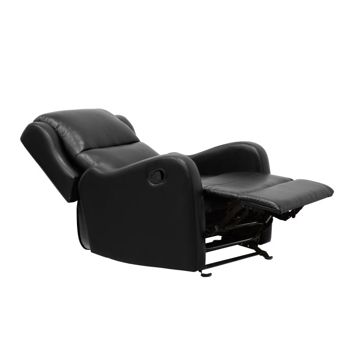 8527BLK-1GD Glider Reclining Chair - 8527BLK-1GD