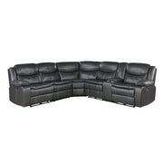 8528DG*SCPW (3)3-Piece Power Reclining Sectional with Right Console - 8528DG*SCPW