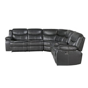 8528DG*SCPW (3)3-Piece Power Reclining Sectional with Right Console - 8528DG*SCPW