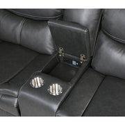 8528DG*SCPW (3)3-Piece Power Reclining Sectional with Right Console - 8528DG*SCPW