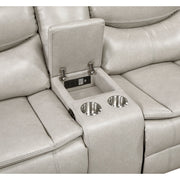 8528TP*SCPW (3)3-Piece Power Reclining Sectional with Right Console - 8528TP*SCPW