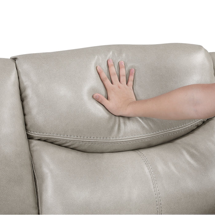 8528TP*SCPW (3)3-Piece Power Reclining Sectional with Right Console - 8528TP*SCPW