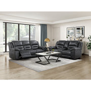 8538BK-3 Double Reclining Sofa - 8538BK-3