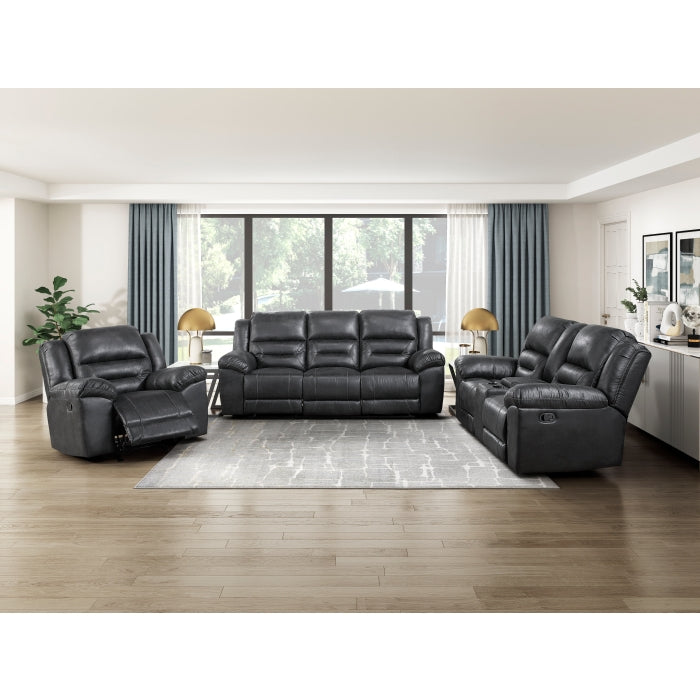 8538BK-3 Double Reclining Sofa - 8538BK-3