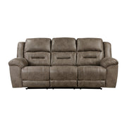 8538BR*2 2pc Set: Sofa, Love - 8538BR*2