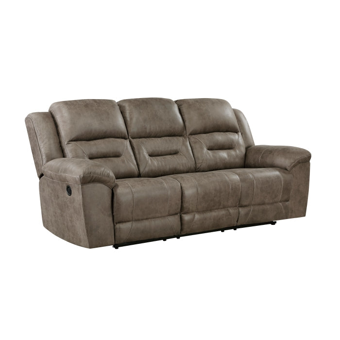 8538BR*2 2pc Set: Sofa, Love - 8538BR*2
