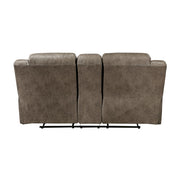 8538BR-2 Double Reclining Love Seat with Center Console - 8538BR-2