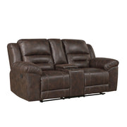 8538DB-2 Double Reclining Love Seat with Center Console - 8538DB-2