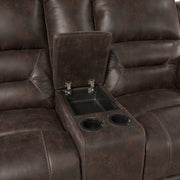 8538DB-2 Double Reclining Love Seat with Center Console - 8538DB-2