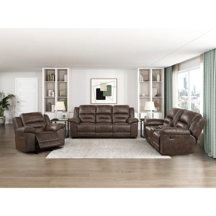 8538DB-2 Double Reclining Love Seat with Center Console - 8538DB-2