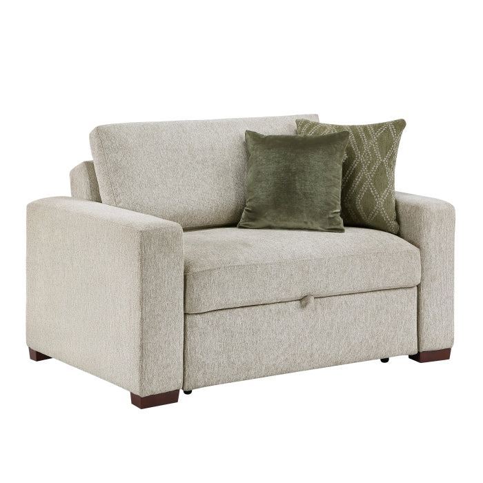 8548-215ACLA* (2)Convertible Chair and a half with Pull-out Bed, Click Motion Back and Two Track Arms - 8548-215ACLA*