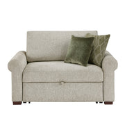 8548-215ACLA4* (2)Convertible Chair and Half with Pull-out Bed, Click Motion Back and Two Roll Arms - 8548-215ACLA4*