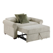 8548-215ACLA4* (2)Convertible Chair and Half with Pull-out Bed, Click Motion Back and Two Roll Arms - 8548-215ACLA4*