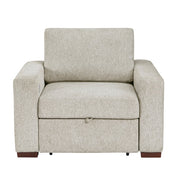 8548-2ACCLA2* (2)Convertible Chair with Pull-out Bed, Click Motion Back, Two Arms with Shelves and Charging Ports - 8548-2ACCLA2*