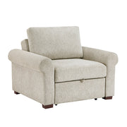 8548-2ACCLA4* (2)Convertible Chair with Pull-out Bed, Click Motion Back and Two Roll Arms - 8548-2ACCLA4*
