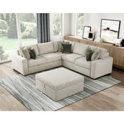 8548-2ACL Convertible Armless 2-Seater with Pull-out Bed and Click Motion Back - 8548-2ACL