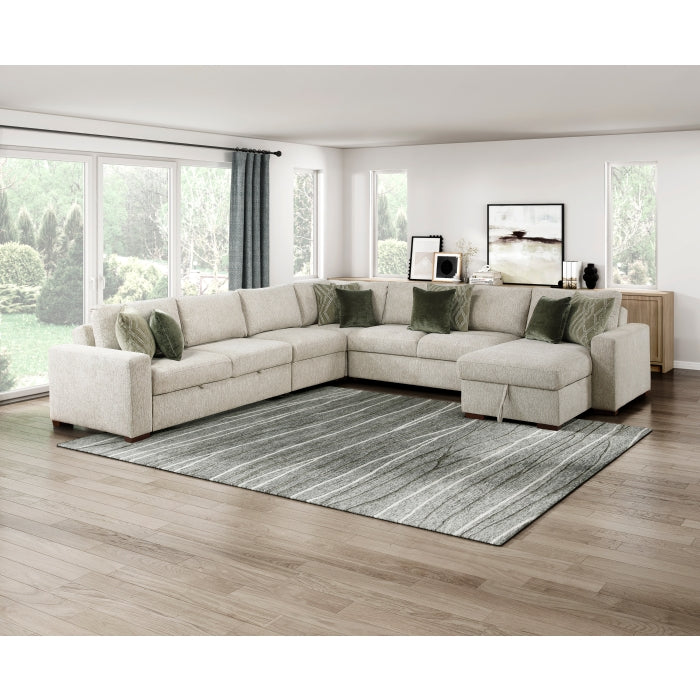 8548-2ACL Convertible Armless 2-Seater with Pull-out Bed and Click Motion Back - 8548-2ACL