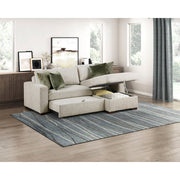 8548*3VC15ACLA (3)2-Piece Sectional with Reversible Chaise, Pull-out Bed and Hidden Storage, Click Motion Back - 8548*3VC15ACLA