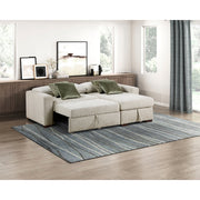 8548*3VC15ACLA (3)2-Piece Sectional with Reversible Chaise, Pull-out Bed and Hidden Storage, Click Motion Back - 8548*3VC15ACLA
