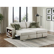8548*3VC15ACLA2 (3)2-Piece Sectional with Reversible Chaise, Pull-out Bed and Hidden Storage, Click Motion Back - 8548*3VC15ACLA2