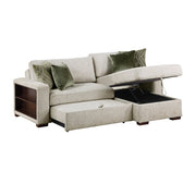 8548*3VC15ACLA2 (3)2-Piece Sectional with Reversible Chaise, Pull-out Bed and Hidden Storage, Click Motion Back - 8548*3VC15ACLA2