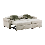 8548*3VC15ACLA4 (3)2-Piece Sectional with Reversible Chaise, Pull-out Bed and Hidden Storage, Click Motion Back - 8548*3VC15ACLA4