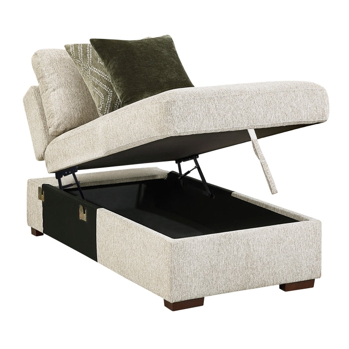 8548*3VC15ACLA4 (3)2-Piece Sectional with Reversible Chaise, Pull-out Bed and Hidden Storage, Click Motion Back - 8548*3VC15ACLA4