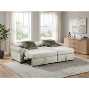 8548*3VC15ACLA4 (3)2-Piece Sectional with Reversible Chaise, Pull-out Bed and Hidden Storage, Click Motion Back - 8548*3VC15ACLA4