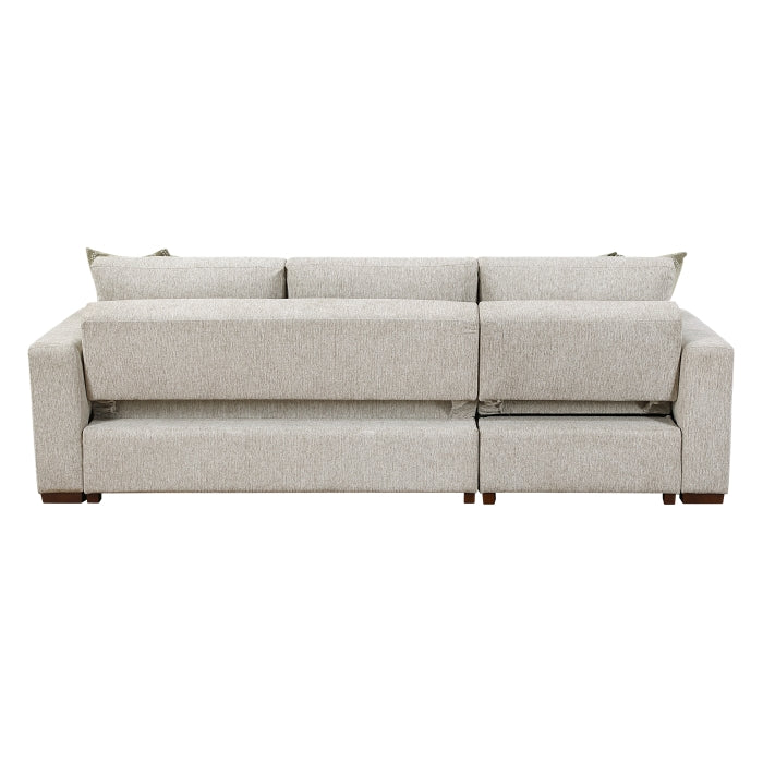 8548*3VC2AA (3)2-Piece Sectional with Convertible and Reversible Chaise,  Hidden Storage, Click Motion Back - 8548*3VC2AA