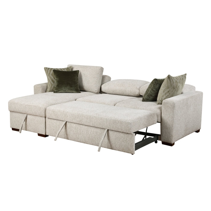 8548*3VC2AA (3)2-Piece Sectional with Convertible and Reversible Chaise,  Hidden Storage, Click Motion Back - 8548*3VC2AA