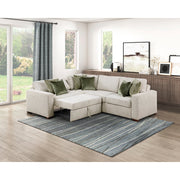 8548*4SC15ACLA (4)3-Piece Sectional with Pull-out Bed and Click Motion Back - 8548*4SC15ACLA