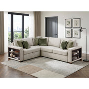 8548*4SC15ACLA2 (4)3-Piece Sectional with Pull-out Bed and Click Motion Back - 8548*4SC15ACLA2