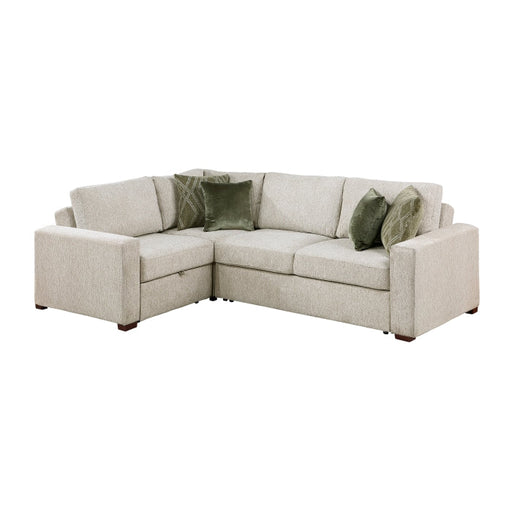 8548*4SCACCLA (4)3-Piece Sectional with Pull-out Bed and Click Motion Back - 8548*4SCACCLA