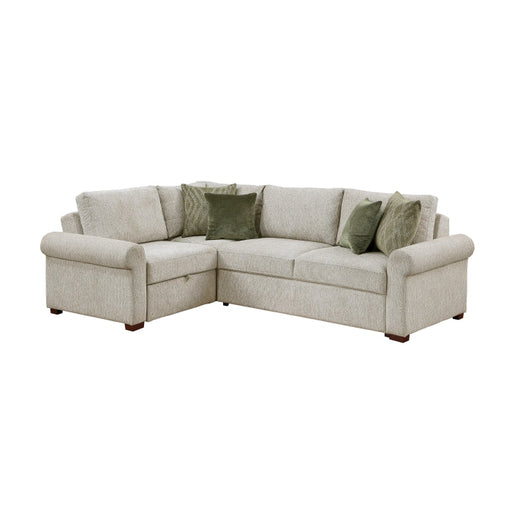 8548*4SCACCLA4 (4)3-Piece Sectional with Pull-out Bed and Click Motion Back - 8548*4SCACCLA4