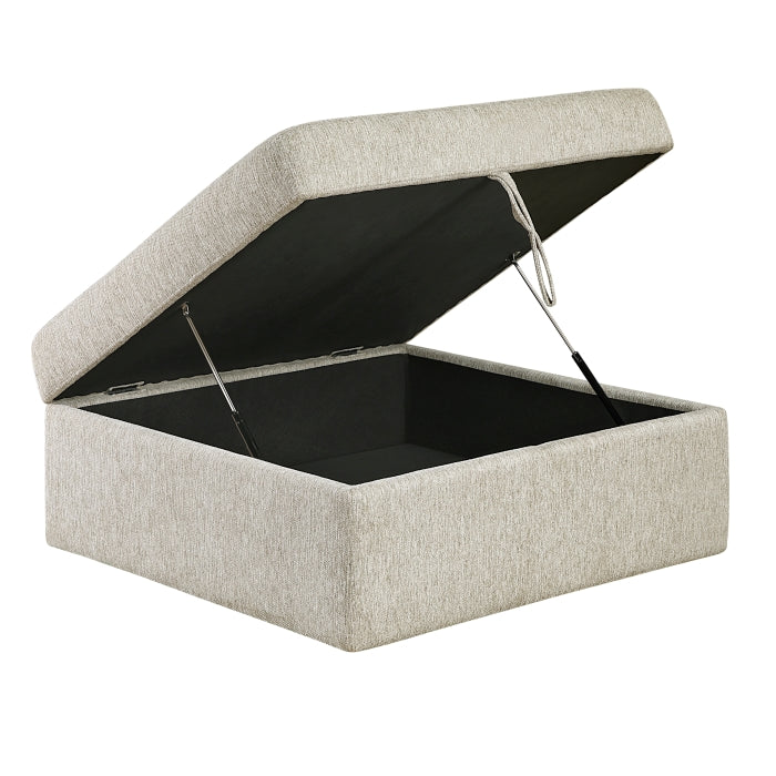 8548*4VC2ACLAOT (4)3-Piece Sectional with Reversible Chaise, Pull-out Bed, Hidden Storage and Ottoman, Click Motion Back - 8548*4VC2ACLAOT