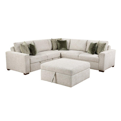 8548*52ACLCR2AAOT (5)4-Piece Sectional with Pull-out Bed and Ottoman - 8548*52ACLCR2AAOT