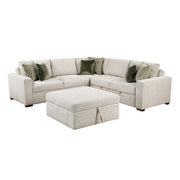 8548*52ACLCR2AAOT (5)4-Piece Sectional with Pull-out Bed and Ottoman - 8548*52ACLCR2AAOT