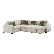 8548*5SC15ACLA (5)4-Piece Sectional with Reversible Chaise, Pull-out Bed, Hidden Storage and Click Motion Back - 8548*5SC15ACLA