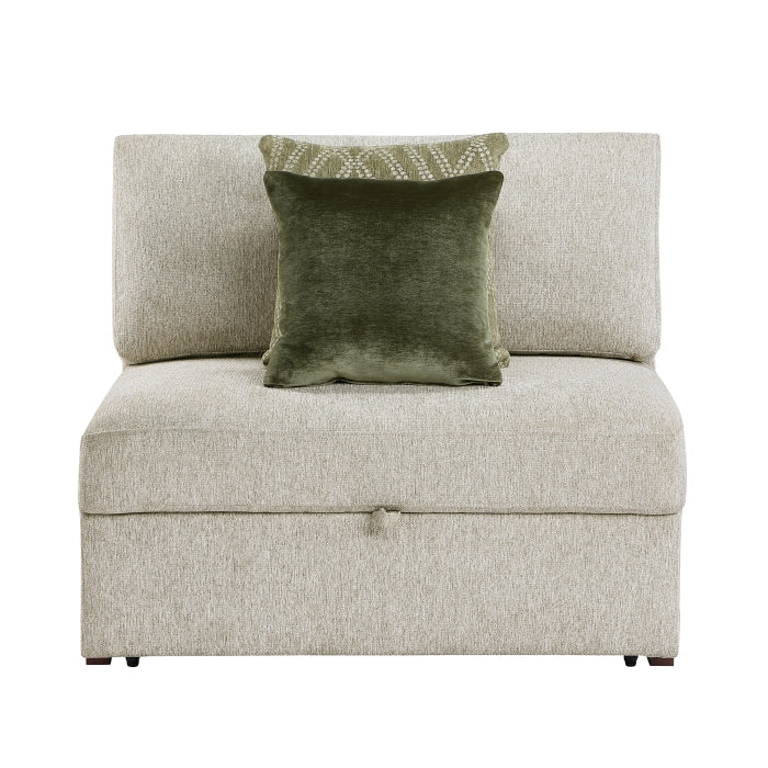 8548*5SC15ACLA (5)4-Piece Sectional with Reversible Chaise, Pull-out Bed, Hidden Storage and Click Motion Back - 8548*5SC15ACLA
